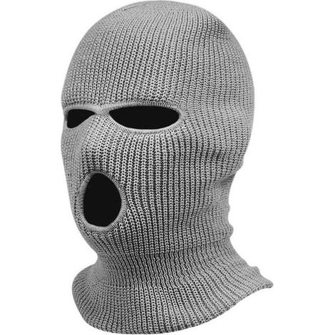 Cagoule / masque de ski intégral - Unisexe - Gris - Taille unique - Protection hiver (1/5)