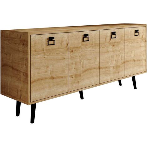 Buffet 4 portes en aggloméré Mirza Modern (1/4)