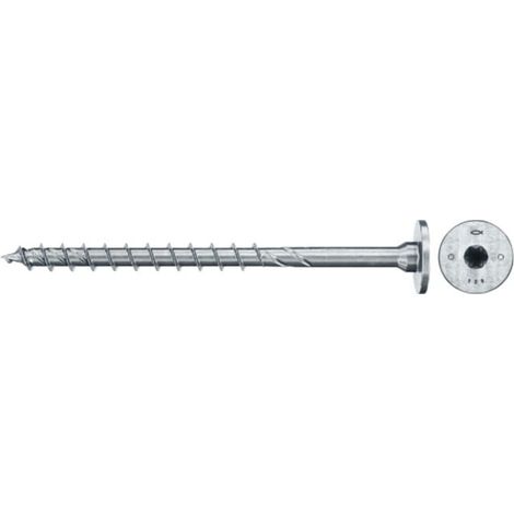 Vis à bois fischer PowerFast II 8,0x140 à tête fraisée étagée TX TG acier galavanisé, passivée bleu 50 pièces (1/5)