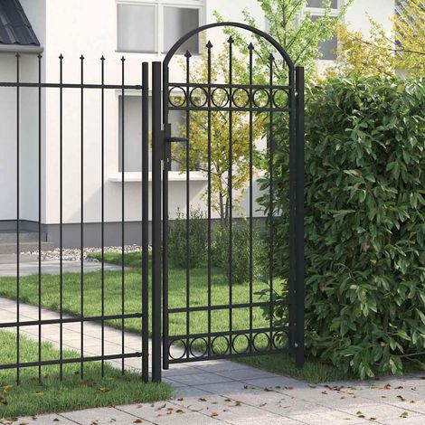 vidaXL Cancello per recinzione ASSEN con parte superiore ad arco