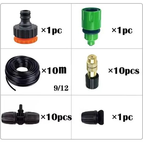 (10 m) Système d'arrosage de jardin, kit d'irrigation pour plantes en pot (1/5)