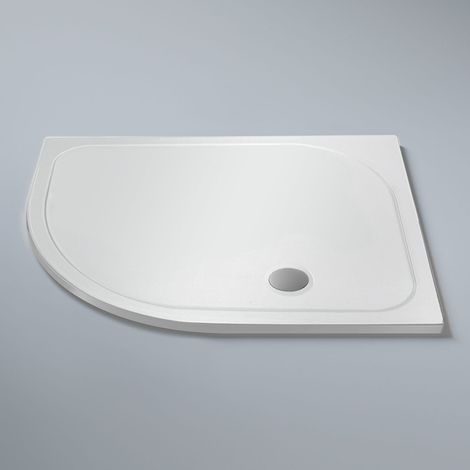 Merlyn Touchstone Slip Resistant Offset Quadrant Shower Tray 1200mm x 800mm Left Handed (1/5)