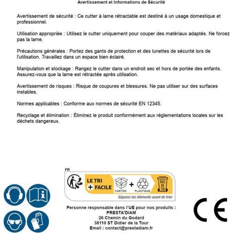 Cutter - - 145 mm - Lame robuste - Corps en aluminium résistant (1/2)