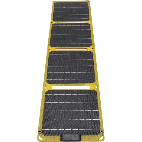 Carregador De Painel Solar 40 W Carregador Painel Solar Portátil Com Duas Portas Tipo C Para Laptops (1/5)