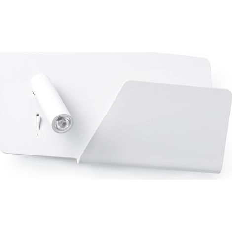 SUAU USB A Aplique blanco con lector derecha