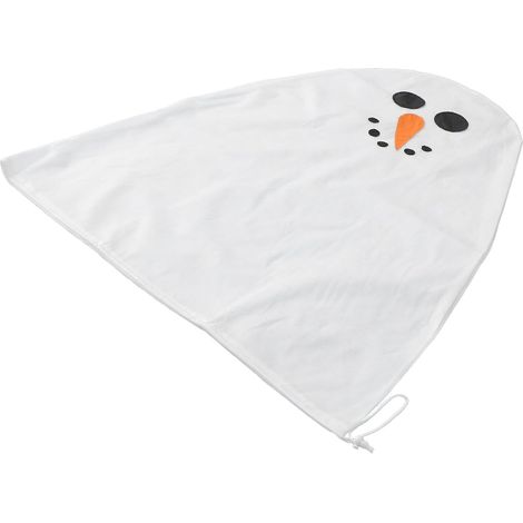 CCYKXAAnti-freeze plant cover, Halloween-themed garden design, white non-woven fabric, breathable winter protection against cold and sun, for plants and hanging baskets (1/5)