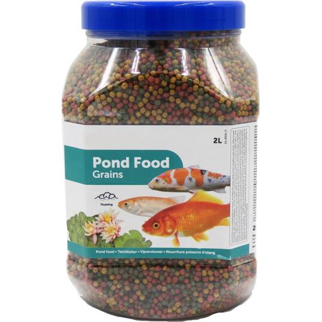 Nourriture poisson d'étang, en granulat 2 litres, - Flamingo (1/2)