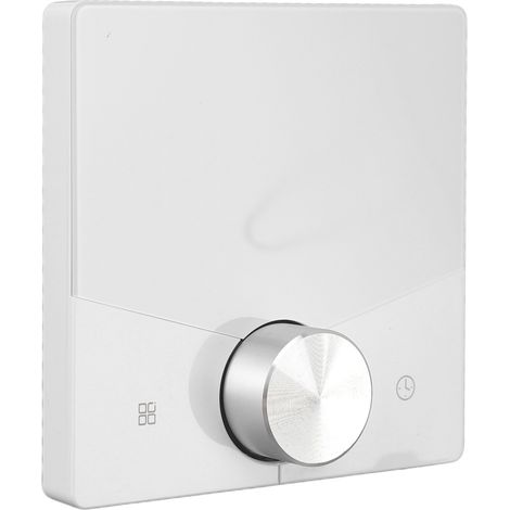 Intelligenter weißer WLAN-Thermostat mit Tuya-App-Steuerung, flammenbeständigem Drehknopf und Hintergrundbeleuchtung, AC 95–240 V, für Gasheizung (1/5)