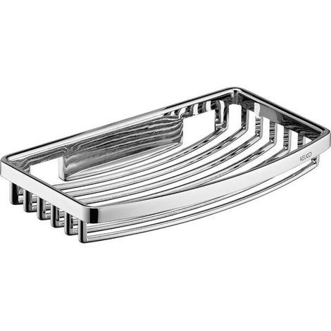 Cesta de esponja Keuco 24942, modelo de alambre, desmontable, altura: 28mm, cromada - 24942010000 (1/2)