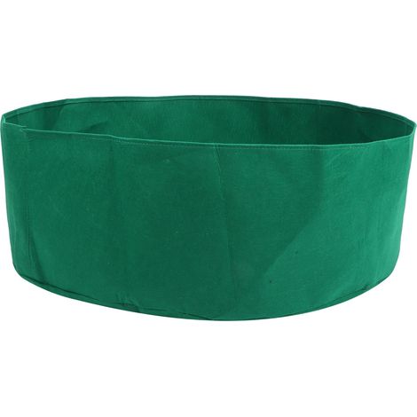 Sac de culture rond surélevé en feutre 90x30cm pour fleurs et légumes (1/5)