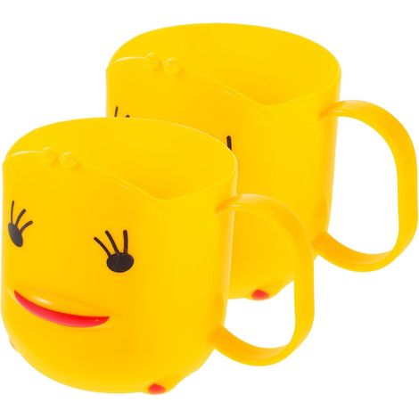 s Mouthwash Cups Cartoon Design 300ml Set of 2 Durable