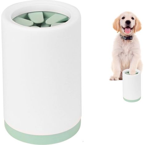 Limpiador de patas para perros – Lavador de patas para perros y gatos, vaso limpiapatas portátil para perros pequeños, medianos y grandes