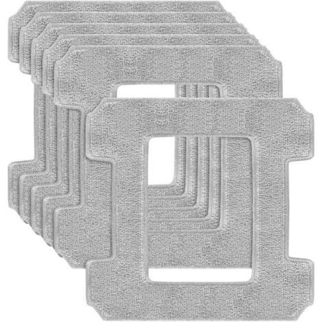 6 Pack Cleaning Pads for Ecovacs Winbot W2 PRO / W2 PRO Omni / W2 Omni / W2 / W1 Pro / W1 Cleaning Robot - Washable Microfiber Cleaning Cloth for Window Cleaning Robot (1/4)
