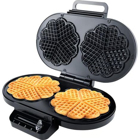 Steba WE 2 Gofrera Negra 1400W para Desayuno