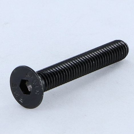 Vis métaux FHC tête fraisée empreinte hexagonale creuse M18X70 Filetage total Classe 10.9 Clé de 12 HC12 Acier-5 pièces (1/2)