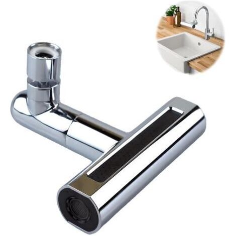 Robinet de cuisine cascade 4 en 1 pivotant à 360° Robinets de cuisine universels pivotants (1/5)
