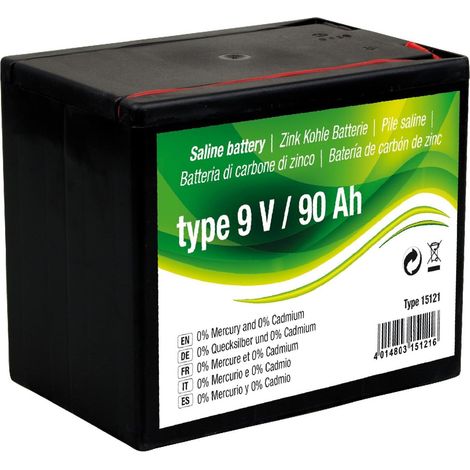 Trockenbatterie 9 V/90 Ah 18,5 cm x 12,5 cm x 16,0 cm, NEU
