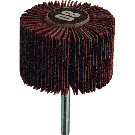 Poggi 358.80 ruota abrasiva lamellare   80x30 mm grana 80 per smerigliare