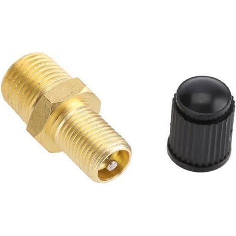 Garosa Valve de gonflage pour réservoir de compresseur d'air en laiton 1/4 pouce NPT MPT - Lot de 2 (1/4)