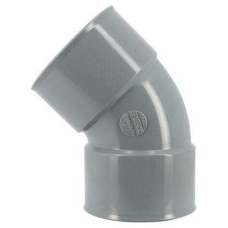 PVC-Bogen 45 Grad FF 75