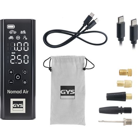 GYS Gonfleur de pneu compresseur portatif Nomad air - 088795