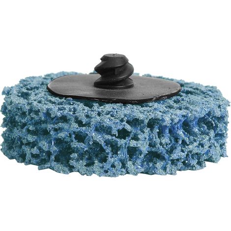 Disque de ponçage nylon 50 mm 2 pouces bleu roll lock pour décapage peinture rouille carrosserie bois fibre de verre 1 pièce (1/5)