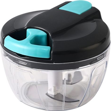 Coupe-oignons - Coupe-oignons manuel avec 3 lames en acier inoxydable (1/5)