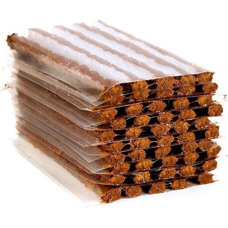 50 Pcs Tubeless Pneu Réparation Bande Cordes Kit Plug Outil En Caoutchouc Récupération Rapide Pneu Roue Colle Voiture Moto Automobile Voyage (1/5)