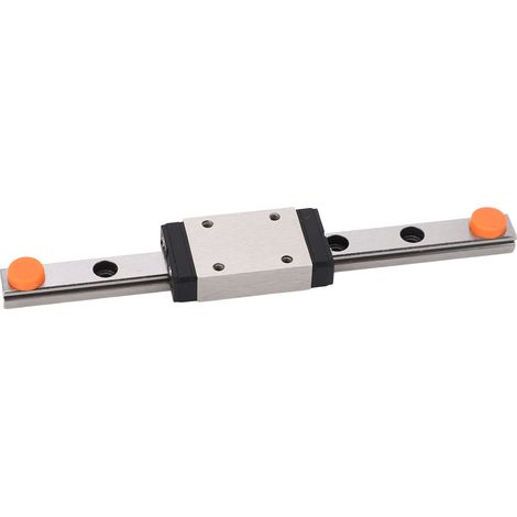 100-mm-Miniatur-Linearführungsschiene mit verlängertem Gleitblock für CNC-Werkzeugmaschinen und 3D-Drucker (1/5)