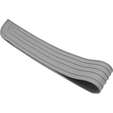 Protège-bas de caisse en caoutchouc, protection arrière autocollante pour pare-chocs, protection anti-rayures pour voiture pour la plupart des voitures et SUV (Gris 104 cm x 9 cm) (1/5)