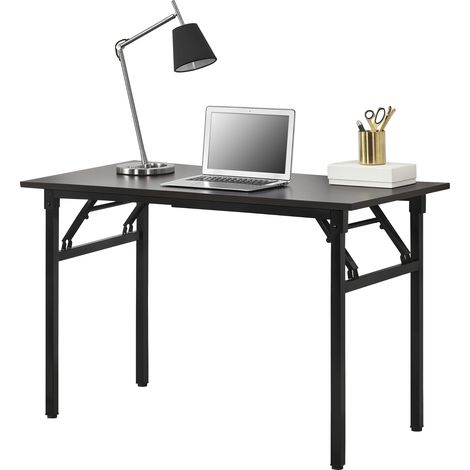 Schreibtisch Alta 120x60cm klappbar Schwarz/Schwarz neu.haus