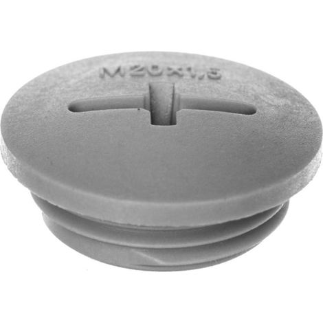 Polyamid-Stecker M20 IP54 hautdicht BLK-GL-M 20x1,5 dunkelgrau 52006121 /100 Stück/