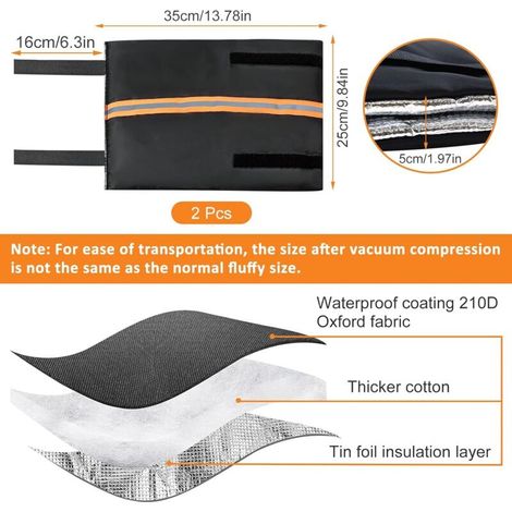 1 Paire manchons de protection résistants aux coupures de 40 cm, résistants aux brûlures, anti-abrasion, sécurité pour jardin, cuisine, travail agricole, Noir , 40 cm (1/3)
