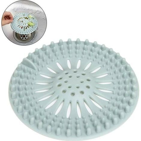 Haarfangsieb, Spülbeckenabflussstopfen, Duschabflussstopfen für Bad, Badewanne und Küche (1/4)