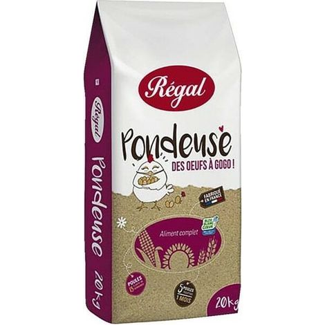Aliment Pour Poules Pondeuses - 20 kg - Formule Enrichie En Calcium Et Oméga 3 - Granulé - Pour Élevage Fermier (1/2)