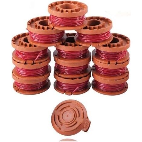 WA0010 Lot de 13 bobines pour tondeuse Worx WG180 WG163 (1/5)