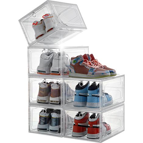 6er-Box-Organizer für Premium-Schuhe, Spielzeug und Büroaccessoires (1/5)