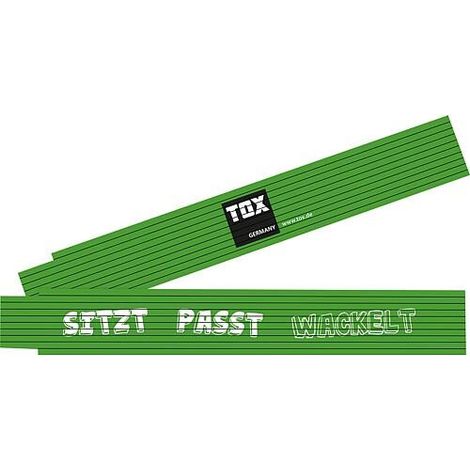 TOX mètre pliant 2 m « MISSION ACCOMPLIE » (1/4)