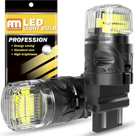 3157 P27/7W T25 Ampoules LED 12V 6000K Blanc 3057 3156 4057 Voiture Feu Recul Freinage DRL Feux Jours Feu Arrière Clignotants (1/5)