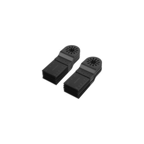 Lot de 20 lames de scie oscillantes 34mm Acier haute teneur en carbone Pour bois, métal et plastique Précision de coupe améliorée