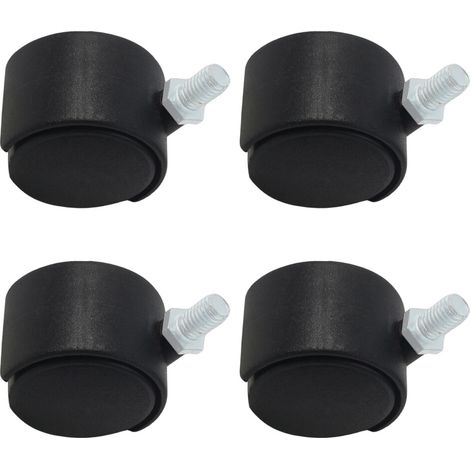 Ruedas resistentes y de perfil bajo para muebles y almacenamiento del hogar. (1/2)