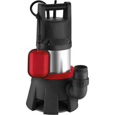 Excel 11157 Elettropompa sommersa ABS e acciaio inox per acque torbide 1300 W portata 416 l-min prevalenza 11 m particelle fino a 40 mm cavo 10 m colore Nero