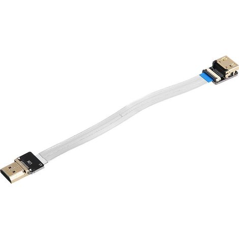 Câble adaptateur HDMI A3 vers A4 haute vitesse pour la transmission vidéo haute définition, avec connecteurs plaqués or. (1/5)