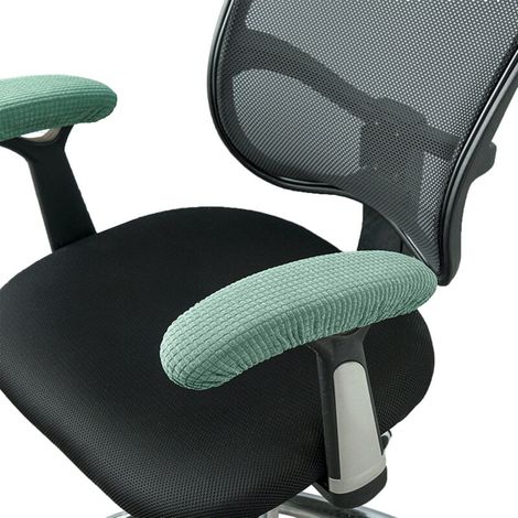 Tissu d'ameublement, usine transfrontalière, housse d'accoudoir pour chaise pivotante d'ordinateur, chaise de cybercafé, chaise de bureau, serviette élastique pour accoudoirs (1/5)