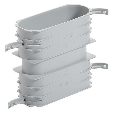 Vaillant Verbindungsmuffe Luftschlauch flach 52 x 132 mm mit Dichtungen, 0020180839