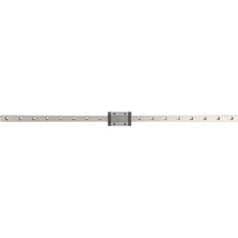 Guide de glissière linéaire miniature MGN12H, largeur 12 mm, compatible avec la plupart des équipements d'automatisation (450 mm). (1/5)