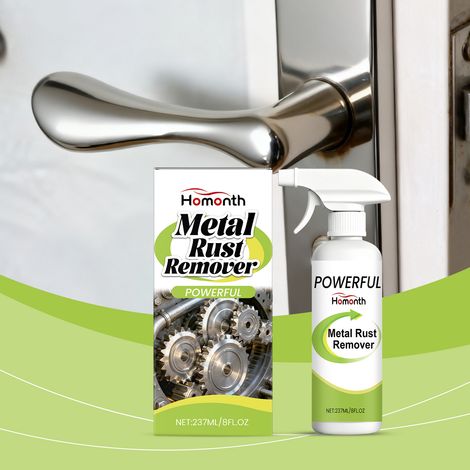 Rostentferner-Spray für den Hausgebrauch – Zersetzt Rostflecken, hellt Metalle auf und schützt sie – 237 ml -- BIEMMEDUE (1/5)