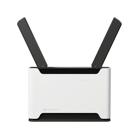 Mikrotik Chateau 5G R17 ax router inalámbrico Gigabit Ethernet Doble banda (2,4 GHz / 5 GHz) Negro, Gris