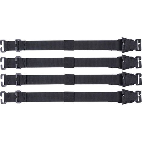 4-teiliges System, 36 cm lange, tragbare Molle-Rucksackgurte, Zubehör für Outdoor-Aktivitäten wie Camping, Wandern und Bergsteigen (1/4)