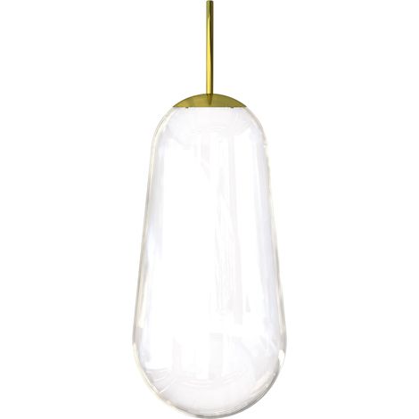 Diffusore in vetro a pera trasparente Nowodvorski PEAR L (1/2)